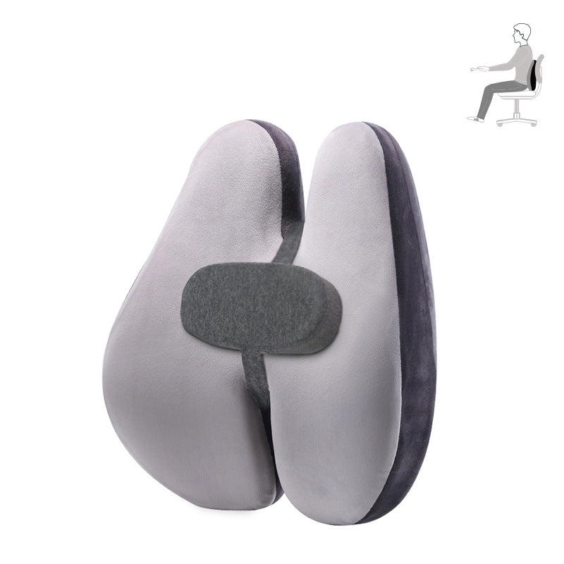 Chair Cushion Memory Foam Waist Cushion Support Lumbar Back Cushion Protect Spine Seat - Active Health Gear