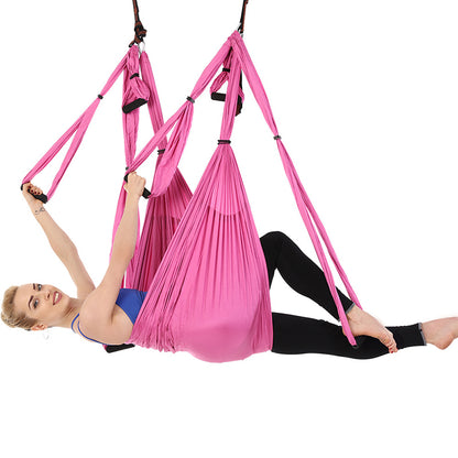 Yoga Auxiliary Stretch Belt Yoga Strap Hammock Swing Stretching Anti-gravity Inversion Exercises - Active Health Gear