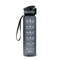 1L Tritan Water Bottle With Time Marker Bounce Cover Motivational Water Bottle Cycling Leakproof Cup For Sports Fitness Bottles - Active Health Gear