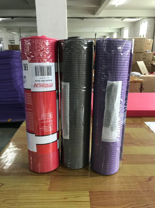 Yoga Mat NBR Yoga Mat Striped Yoga Mat - Active Health Gear