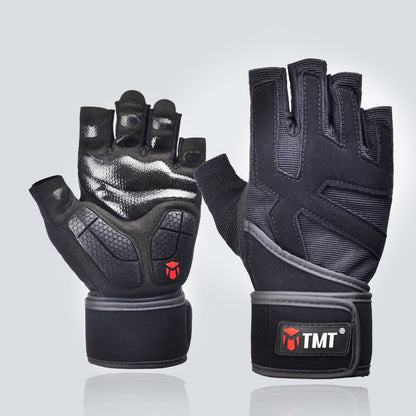 Gloves With Wrist Wrap Fitness Workout Wrist Wrap Men - Active Health Gear