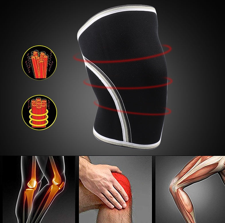7mm Thicken Compression Leg Sleeve Sports Knee Pads - Active Health Gear