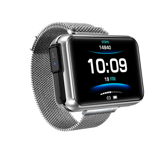 2-in-1 T91 Smart Watch with Wireless Bluetooth Earbuds