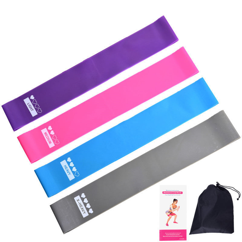 Resistance Bands Sealing Elastic Booty Sport Bodybuilding Rubber Band For Fitness Gym Leagues Equipment Sports Mini Yoga - Active Health Gear