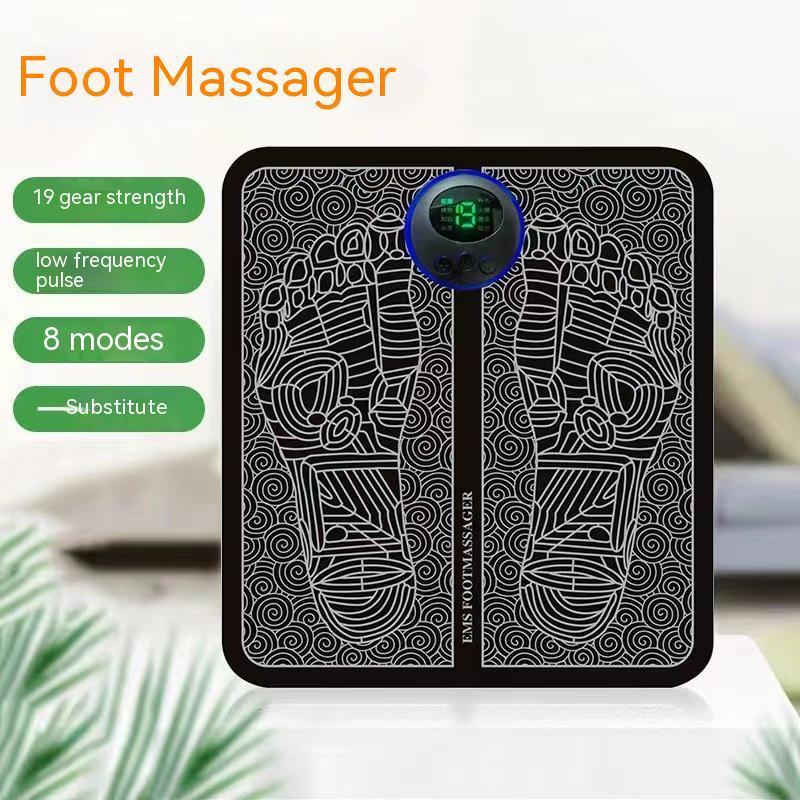 EMS Foot Massager Pad Portable Electric Muscle Stimulation Massage Mat Improve Blood Circulation Relief Pain Relax Feet - Active Health Gear