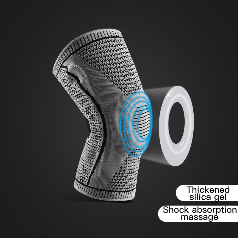 Compression Sports Silicone Spring Breathable Knee Pads - Active Health Gear