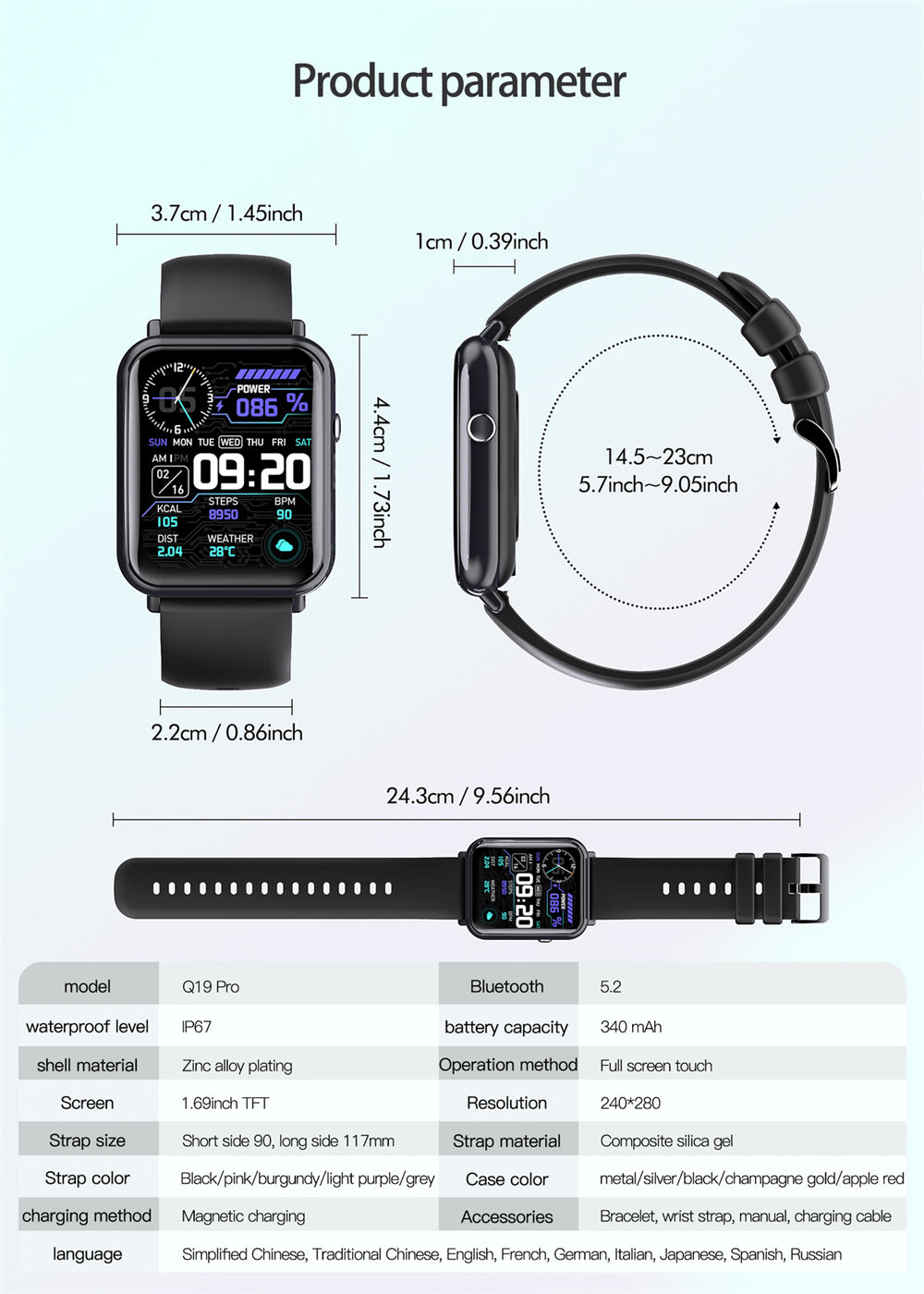 Smart Waterproof Fitness Watch - Active Health Gear