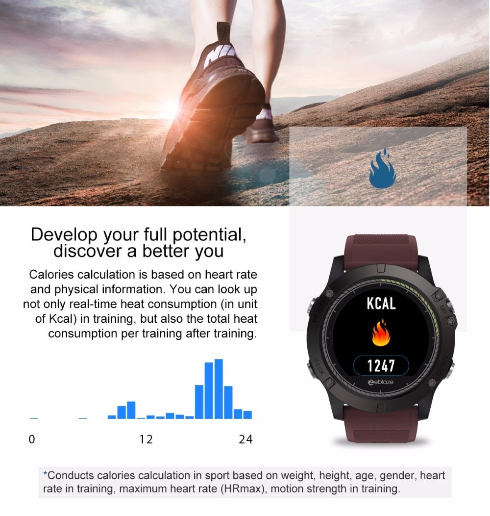 VIBE 3 HR Tactical Smart Watch - Active Health Gear