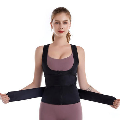 Neopren Waist Trainer For Women Workout Trimmer Belt Sauna Sweat Corset Cincher - Active Health Gear