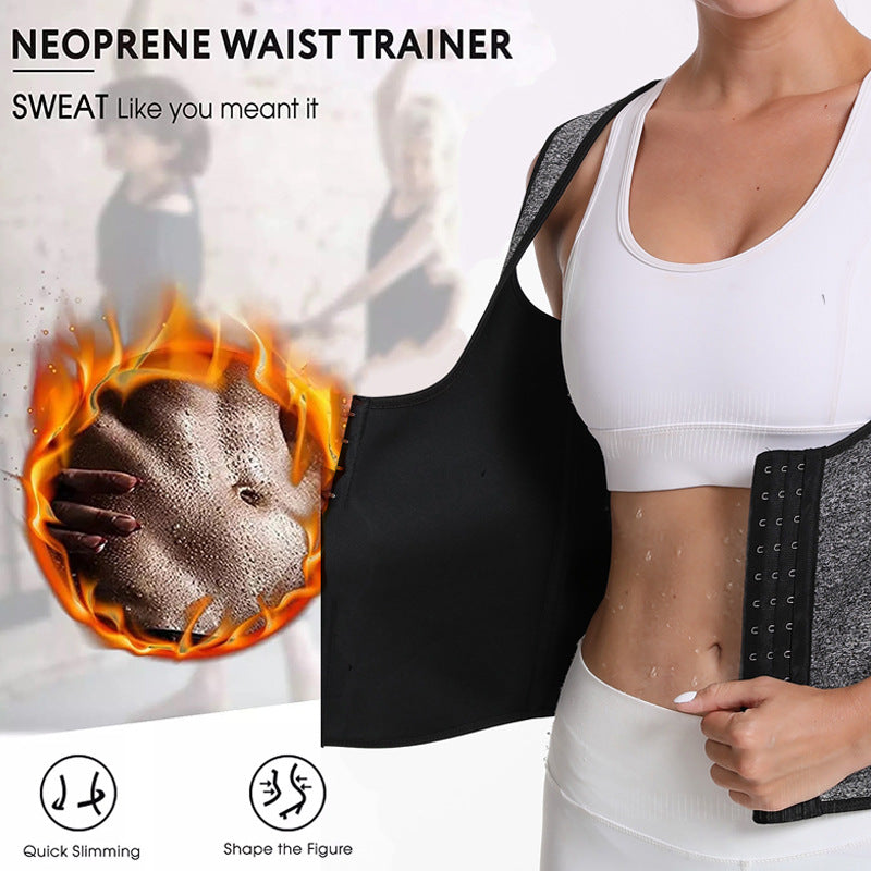 Neopren Waist Trainer For Women Workout Trimmer Belt Sauna Sweat Corset Cincher - Active Health Gear