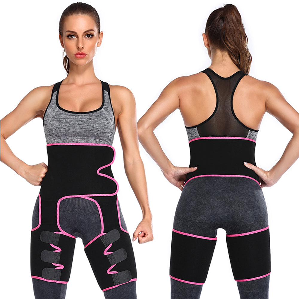 Sweat High Waist Thigh Trimmer Butt Lifter Shapewear Belt 3 In 1 Adjustable Belt - Active Health Gear