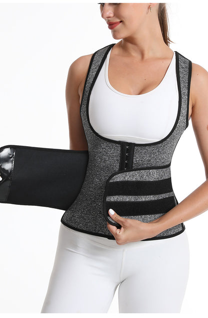 Neopren Waist Trainer For Women Workout Trimmer Belt Sauna Sweat Corset Cincher - Active Health Gear
