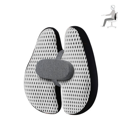 Chair Cushion Memory Foam Waist Cushion Support Lumbar Back Cushion Protect Spine Seat - Active Health Gear