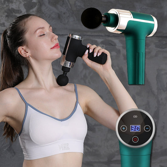 Mini Fascia Gun Fitness Massager Physiotherapy Electric Massage Gun Muscle Relaxer - Active Health Gear