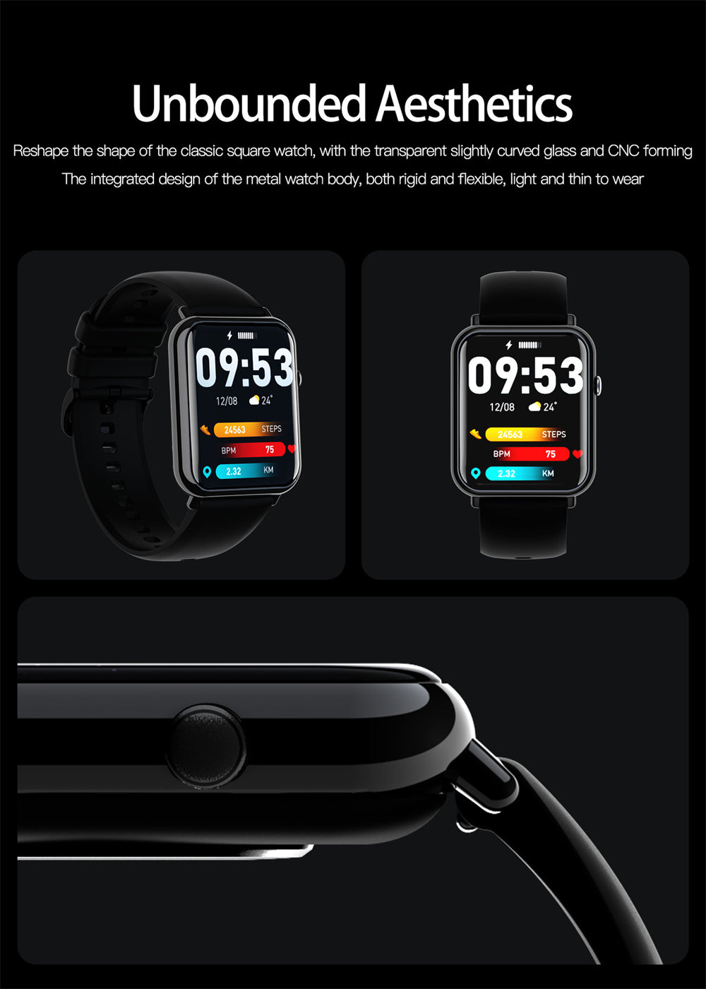 Smart Waterproof Fitness Watch - Active Health Gear