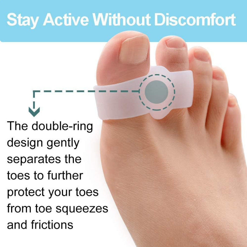 Ring Silicone Thumb Overlapping Toe Separator - Active Health Gear
