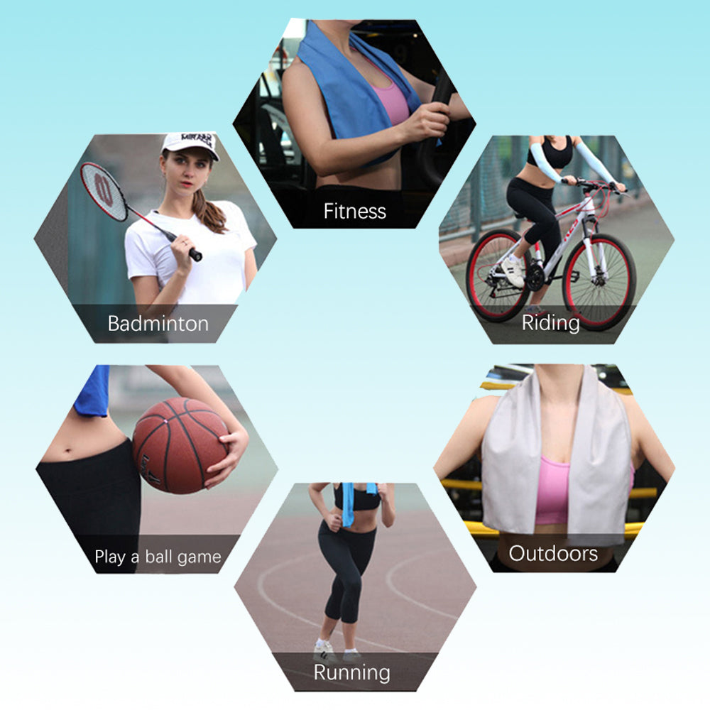 Sports Towel Physical Cooling Microfiber Instant Cool Ice Face Towels For Gym Swimming Yoga Running Cycling Quick Drying Towel - Active Health Gear
