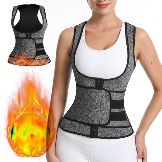 Neopren Waist Trainer For Women Workout Trimmer Belt Sauna Sweat Corset Cincher - Active Health Gear