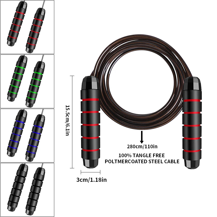 Adjustable Tangle-Free Jump Rope