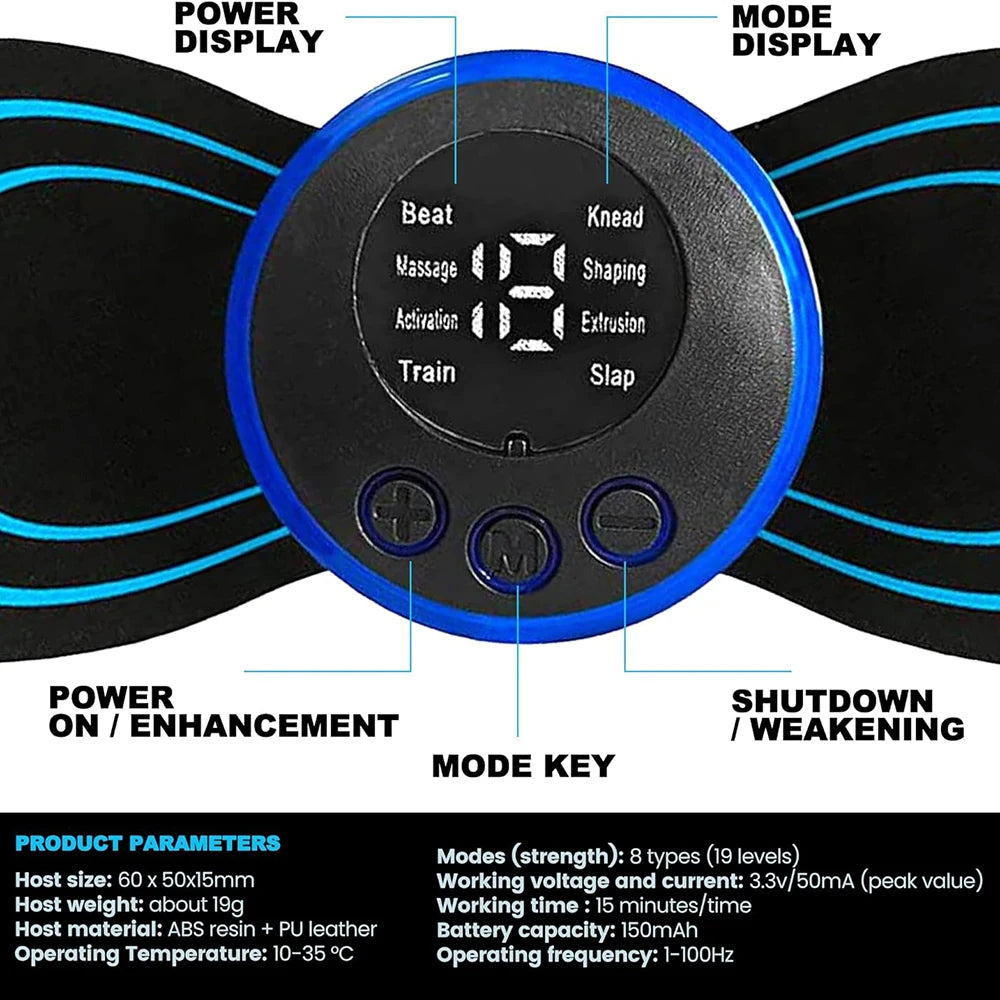 Multi-Mode Mini Portable Massager