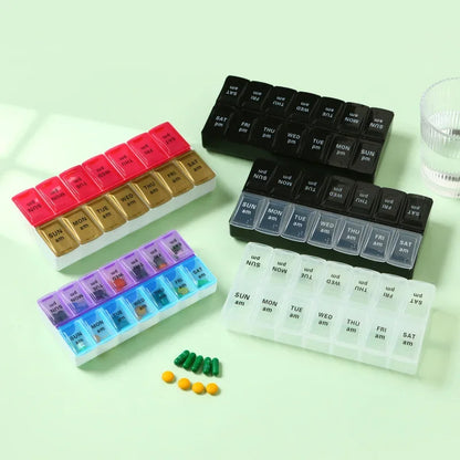 14-Grid Weekly Pill Organizer