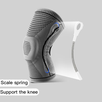 Compression Sports Silicone Spring Breathable Knee Pads - Active Health Gear