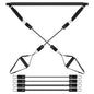 100LBS OR 180LBS Band Options - 1Pc Pilates Bar Kit Multifunctional Pilates Yoga Toning Bar Full Body Exercise Equipment Set For Beginners Intermediates Professionals 4 Elastic Resistance Bands - Active Health Gear