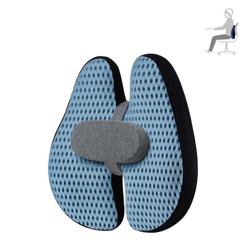 Chair Cushion Memory Foam Waist Cushion Support Lumbar Back Cushion Protect Spine Seat - Active Health Gear